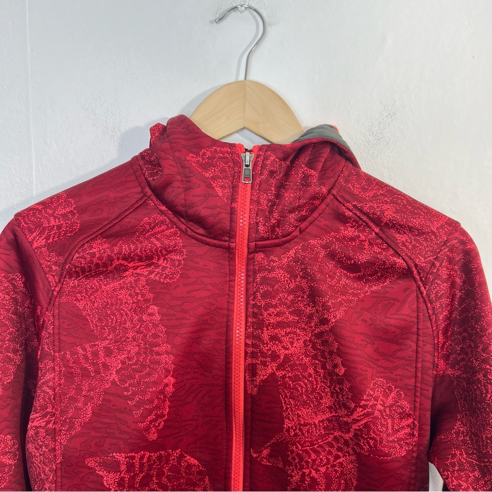Patagonia Slopestyle Peregrine Wax Red Bird Swallows Hoodie Jacket Size Medium - Picture 3 of 11